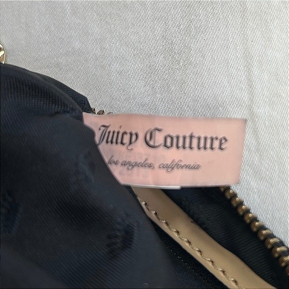 Y2K Juicy Couture Black Staple Crossbody Bag Gold Quiet Luxury Whimsigoth - Picture 9 of 12